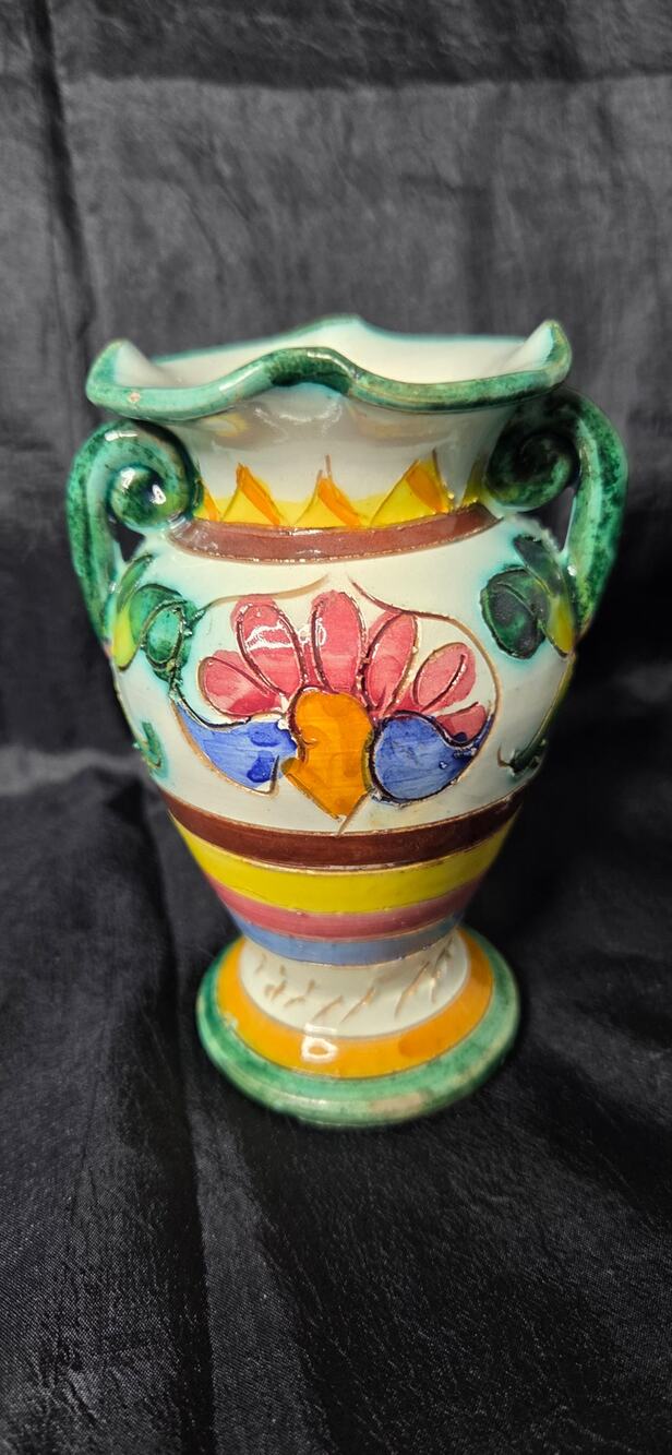 Italian Hand Painted Vase